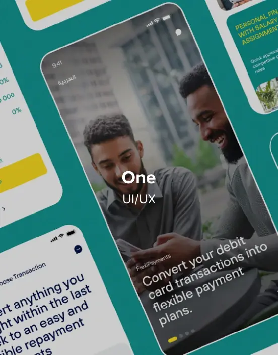 A team working on UI/UX design services for a company in Qatar.