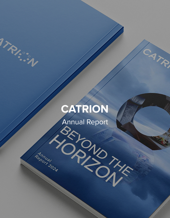 Annual Report design for Catrion in KSA.